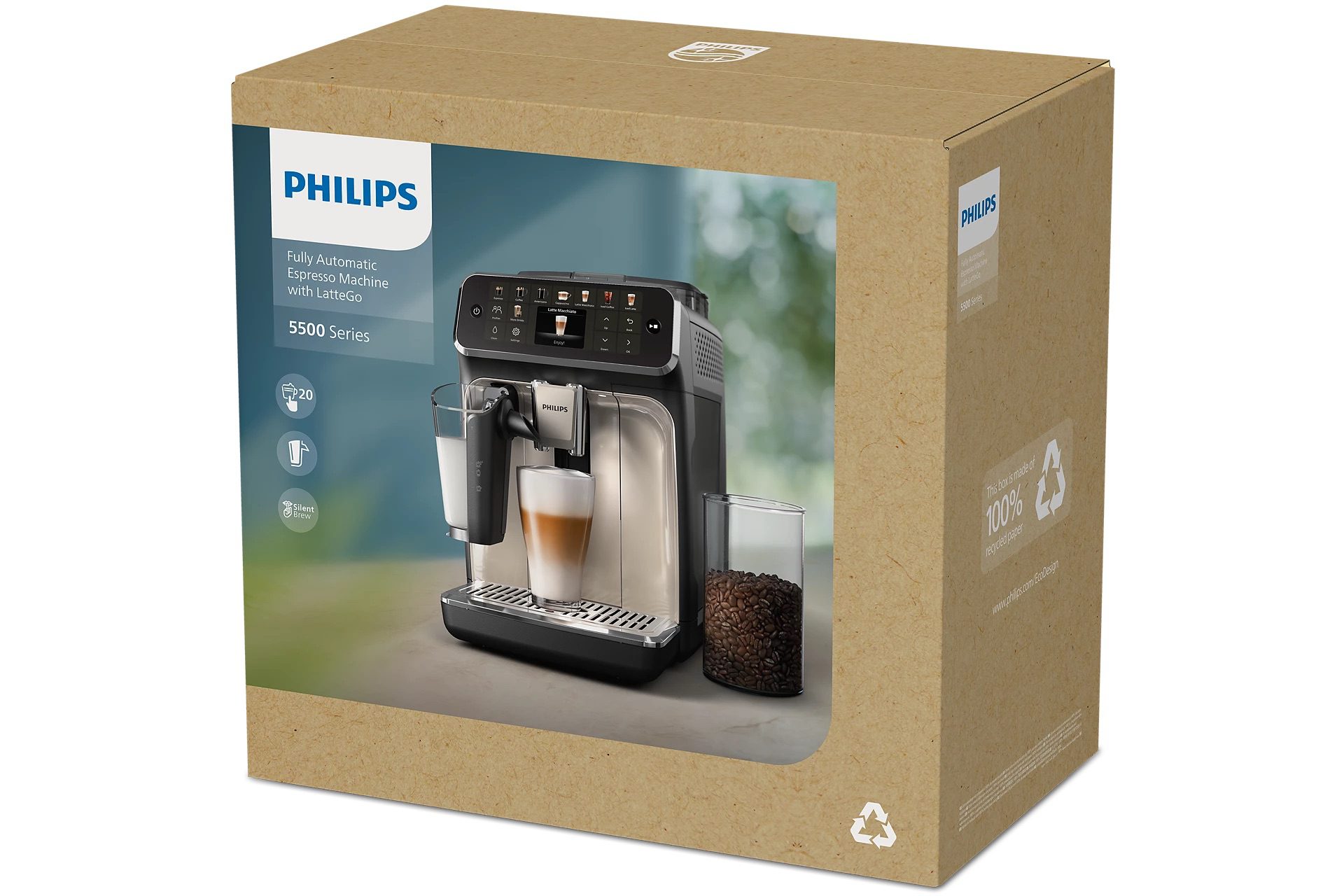 Philips Series 5500 Fully Automatic Espresso Machine - Image 7